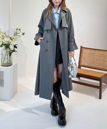 clear | トレンチコート [大人可愛い ベーシック 定番 抜け感]≪2024AW新作≫(トレンチコート)
