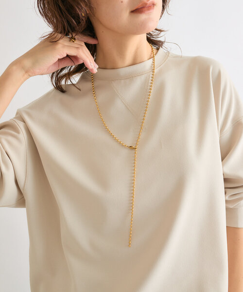 RIVE DROITE(リヴドロワ)の「【R.good(アールドットグッド)】ボールチェーンアジャストネックレス(ネックレス・レディース・シルバー/ゴールド・FREE)」の7枚目の写真