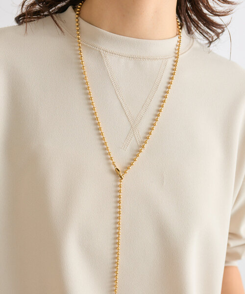 RIVE DROITE(リヴドロワ)の「【R.good(アールドットグッド)】ボールチェーンアジャストネックレス(ネックレス・レディース・シルバー/ゴールド・FREE)」の8枚目の写真