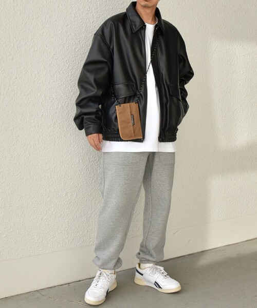 MAISON CANVVAS（メゾンキャンバス）の「【SHIPS any別注】MAISON CANVVAS: オイルドコットン マルチ ショルダーポーチ（ショルダーバッグ・メンズ・オリーブ/ベージュ/ネイビー・ONE SIZE）」の5枚目の写真