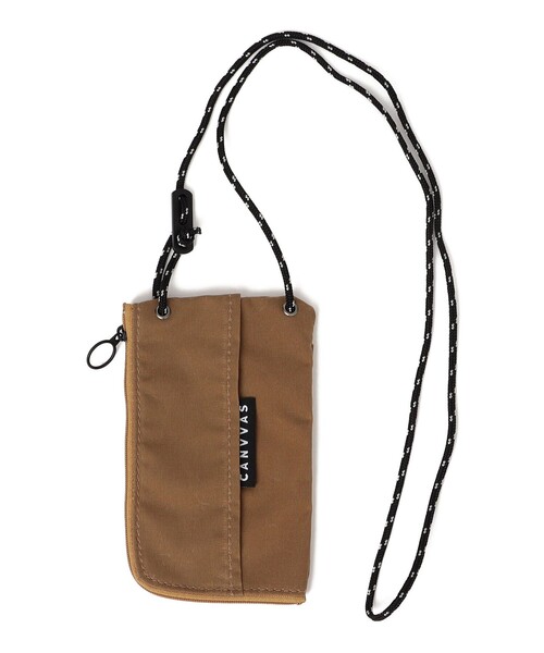 MAISON CANVVAS（メゾンキャンバス）の「【SHIPS any別注】MAISON CANVVAS: オイルドコットン マルチ ショルダーポーチ（ショルダーバッグ・メンズ・オリーブ/ベージュ/ネイビー・ONE SIZE）」の17枚目の写真