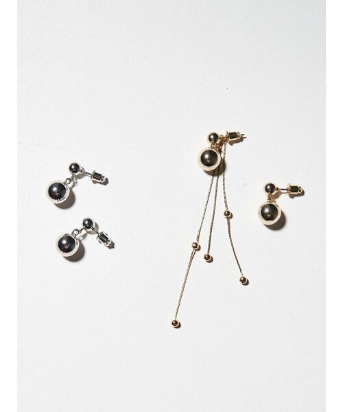 ELENDEEK（エレンディーク）の「2WAYボールピアス（ピアス（両耳用）・レディース・シルバー/ゴールド・FREE）」の14枚目の写真