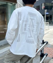 PENDLETON | 【PENDLETON/ペンドルトン】Back EMB LS Tee バックエンブロイダリー ロンT 長袖Tシャツ(Tシャツ/カットソー)