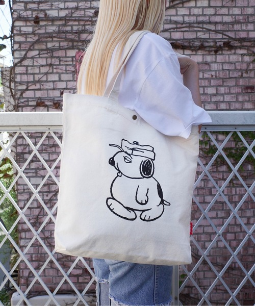 SNOOPY（スヌーピー）の「SNOOPY Andante Series / TOTE BAG / LF-SNP-TT（トートバッグ・レディース・その他1/その他2/その他3/その他4/その他5・ONESIZE）」の5枚目の写真