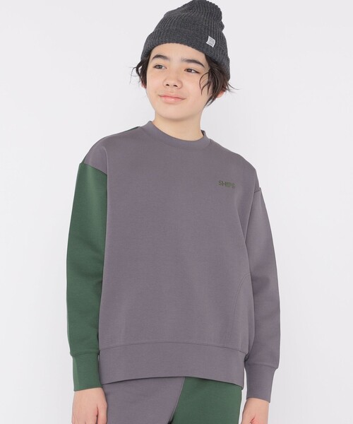 【セール】SHIPS KIDS:140～160cm / 2トーン スウェット（スウェット）｜SHIPS（シップス）