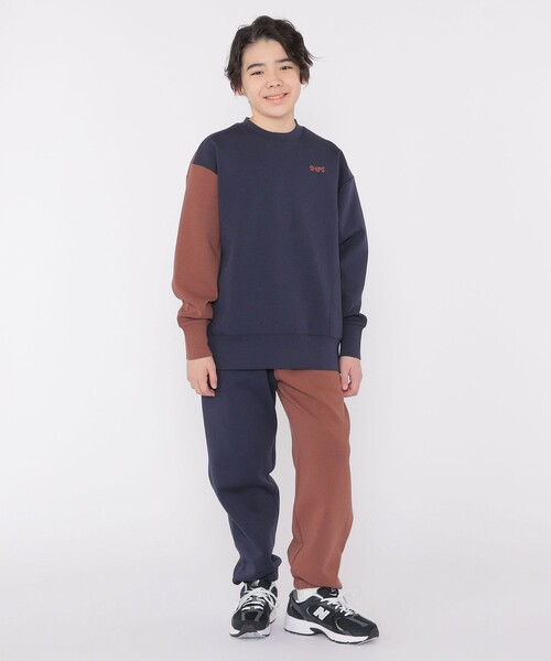 SHIPS（シップス）の「SHIPS KIDS:140～160cm / 2トーン スウェット（スウェット・キッズ・グレー系/ネイビー・160/150/140）」の9枚目の写真