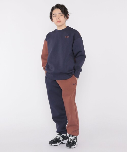 SHIPS（シップス）の「SHIPS KIDS:140～160cm / 2トーン スウェット（スウェット・キッズ・グレー系/ネイビー・160/150/140）」の10枚目の写真