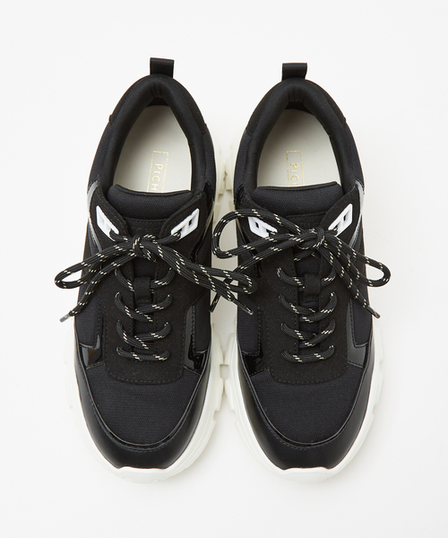 PICHE ABAHOUSE（ピシェ アバハウス）の「【最高スニーカー】ダッドスニーカー（スニーカー・レディース・ブラウン/オフホワイト/ピンクベージュ/ブラック・24.5/23/23.5/24/22.5）」の5枚目の写真