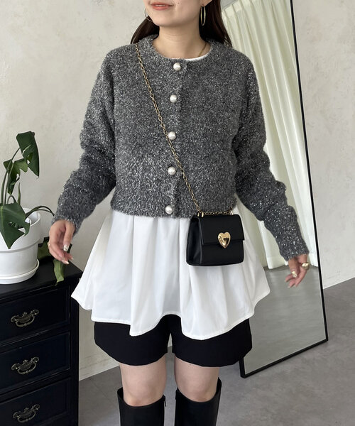 prose verse（プロズヴェール）の「ラメシャギーパールボタン