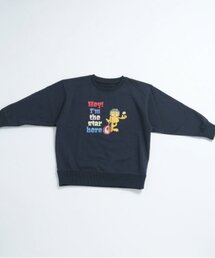 and D. petit main | 【パパもおそろい】Kidsガーフィールド裏毛プルオーバー(スウェット)