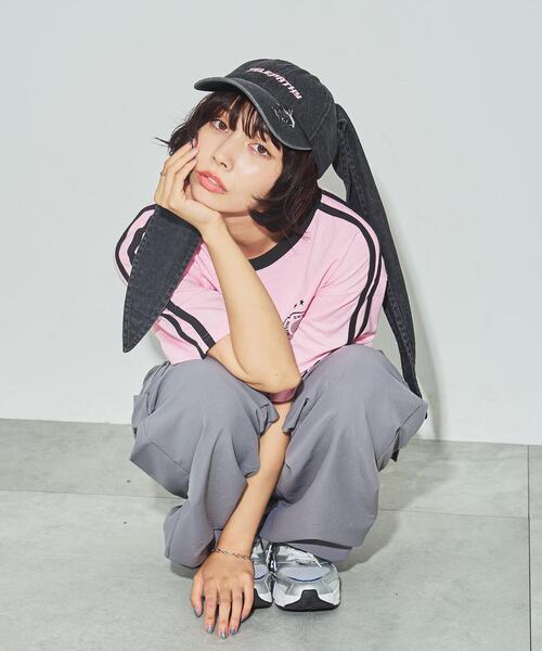 WEGO（ウィゴー）の「WEGO/うさ耳デニムキャップ（キャップ・レディース・スカイブルー/ブラック系その他・FREE）」の3枚目の写真