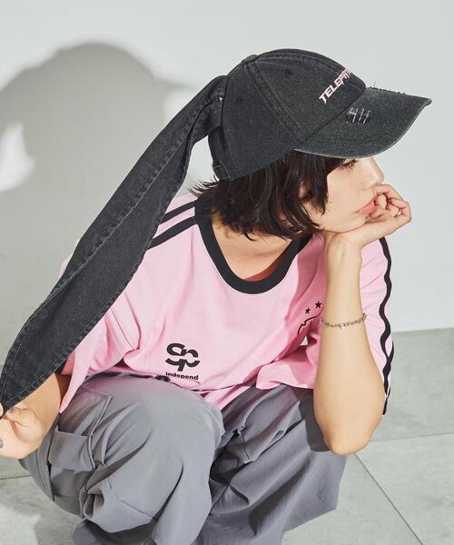 WEGO（ウィゴー）の「WEGO/うさ耳デニムキャップ（キャップ・レディース・スカイブルー/ブラック系その他・FREE）」の7枚目の写真