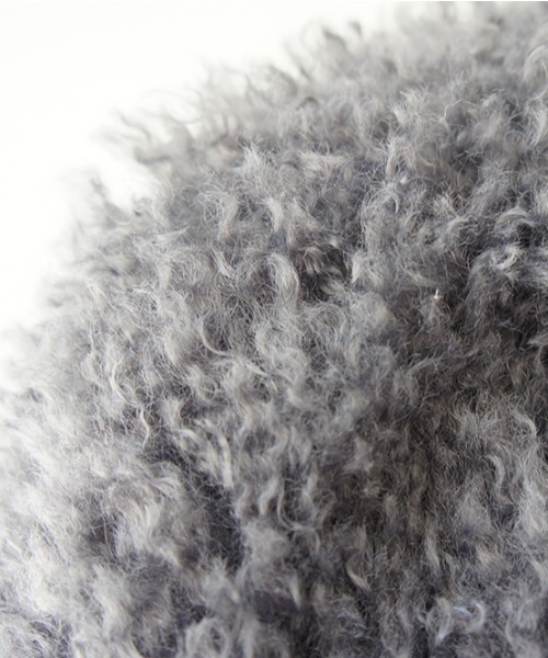 EARTH MADE(アースメイド)の「CURLY FUR MARCHE BAG ファーマルシェバッグ(トートバッグ・レディース・ベージュ/グレー/ピンク・0)」の9枚目の写真