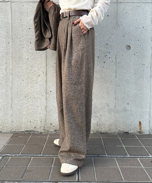 apres jour mignon（アプレジュールミニョン）の「アソートゆるストレートパンツ【SET UP可能】【ZOZOTOWN限定アイテム】（その他パンツ・レディース・ブラック/グレー系その他/カーキ/ブラウン系その他/ベージュ・SMALL/MEDIUM/X-LARGE）」の3枚目の写真