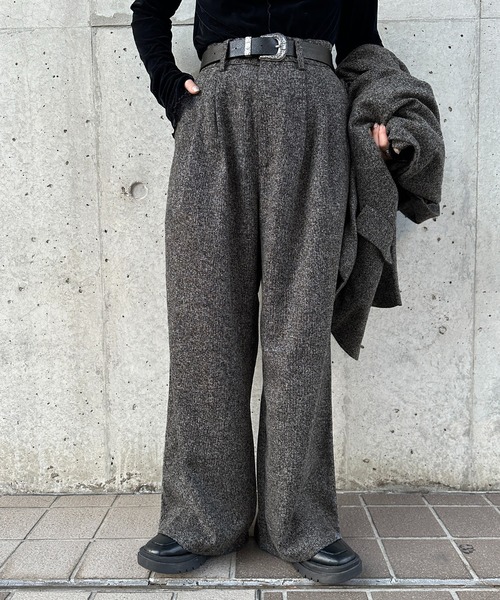 apres jour mignon（アプレジュールミニョン）の「アソートゆるストレートパンツ【SET UP可能】【ZOZOTOWN限定アイテム】（その他パンツ・レディース・ブラック/グレー系その他/カーキ/ブラウン系その他/ベージュ・SMALL/MEDIUM/X-LARGE）」の17枚目の写真