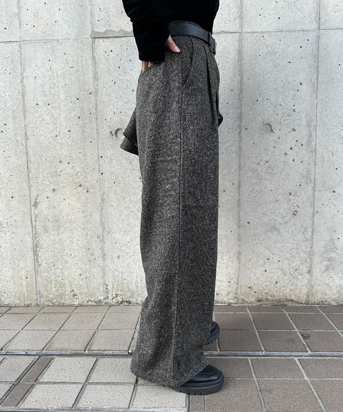 apres jour mignon（アプレジュールミニョン）の「アソートゆるストレートパンツ【SET UP可能】【ZOZOTOWN限定アイテム】（その他パンツ・レディース・ブラック/グレー系その他/カーキ/ブラウン系その他/ベージュ・SMALL/MEDIUM/X-LARGE）」の19枚目の写真