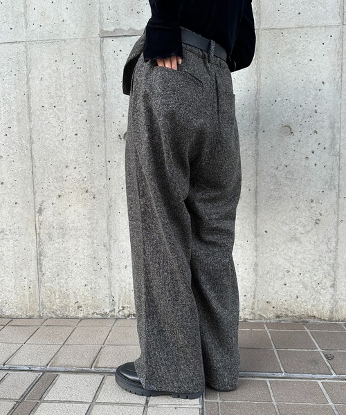 apres jour mignon（アプレジュールミニョン）の「アソートゆるストレートパンツ【SET UP可能】【ZOZOTOWN限定アイテム】（その他パンツ・レディース・ブラック/グレー系その他/カーキ/ブラウン系その他/ベージュ・SMALL/MEDIUM/X-LARGE）」の20枚目の写真