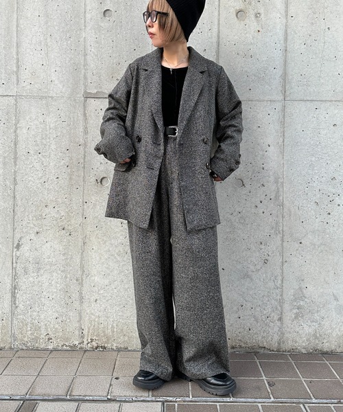 apres jour mignon（アプレジュールミニョン）の「アソートゆるストレートパンツ【SET UP可能】【ZOZOTOWN限定アイテム】（その他パンツ・レディース・ブラック/グレー系その他/カーキ/ブラウン系その他/ベージュ・SMALL/MEDIUM/X-LARGE）」の21枚目の写真