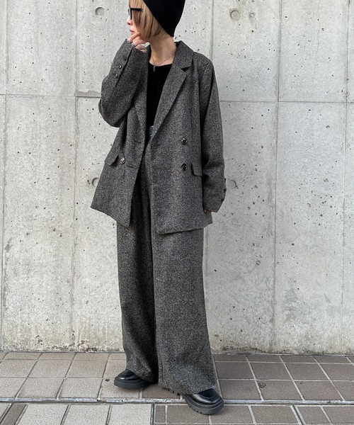 apres jour mignon（アプレジュールミニョン）の「アソートゆるストレートパンツ【SET UP可能】【ZOZOTOWN限定アイテム】（その他パンツ・レディース・ブラック/グレー系その他/カーキ/ブラウン系その他/ベージュ・SMALL/MEDIUM/X-LARGE）」の22枚目の写真