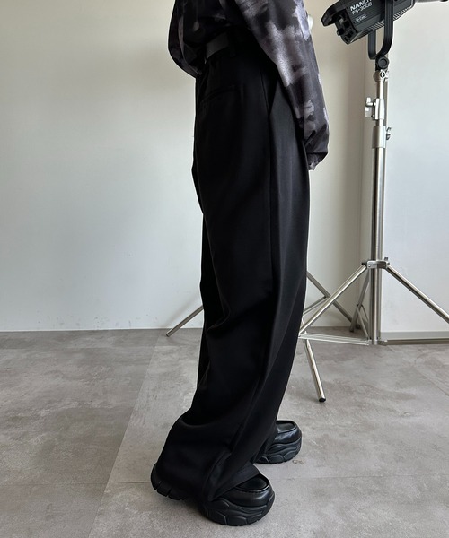 apres jour mignon（アプレジュールミニョン）の「アソートゆるストレートパンツ【SET UP可能】【ZOZOTOWN限定アイテム】（その他パンツ・レディース・ブラック/グレー系その他/カーキ/ブラウン系その他/ベージュ・SMALL/MEDIUM/X-LARGE）」の13枚目の写真