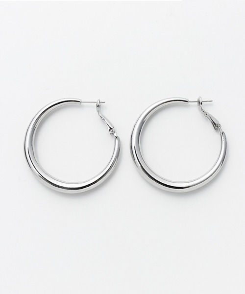 ciite'（シーテ）の「リングフープピアス  (両耳用)（ピアス（両耳用）・レディース・シルバー/ゴールド/ピンクゴールド・FREE）」の6枚目の写真