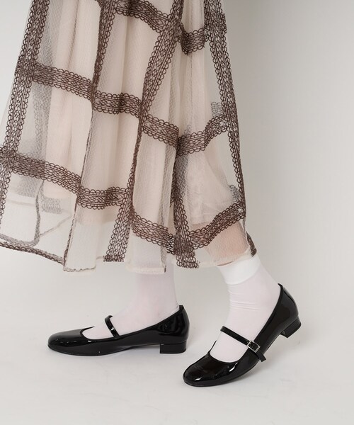 ESPERANZA(エスペランサ)の「ローヒールストラップフラットシューズ(その他シューズ・レディース・ゴールド/ブラック/シルバー・S/M/L/LL)」の11枚目の写真