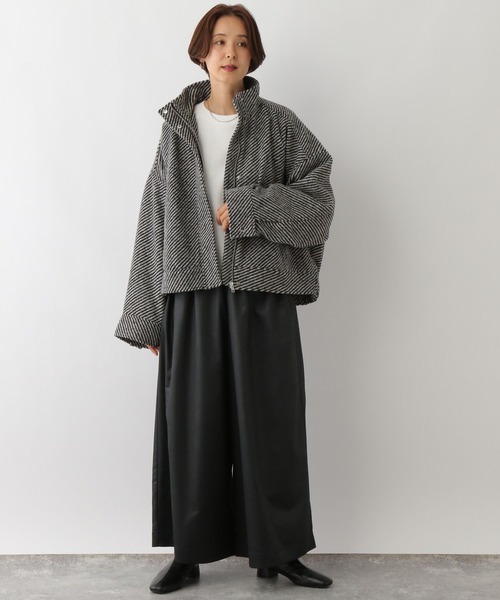 LEPSIM(レプシィム)の「レザーライクワイドパンツ 133645(その他パンツ・レディース・チャコールグレー/ブラック・FREE)」の16枚目の写真