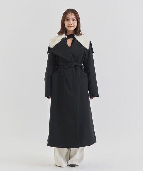 HARUNOBUMURATA/ハルノブムラタ】KELLY/ビッグカラーファーロング