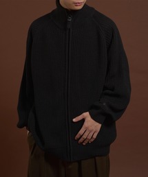 RUBBER LOGO DRIVERS KNIT/ラバーロゴドライバーズニット