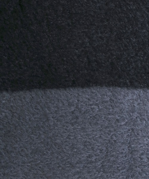 SITRY（シトリー）の「Feather Yarn Thick Stripe Knit Pullover/オーバーサイズ フェザーヤーン ボーダー ニット セーター（ニット/セーター・メンズ・レッド系その他/ホワイト系その他/ブルー系その他/ブラック系その他・L/M）」の10枚目の写真