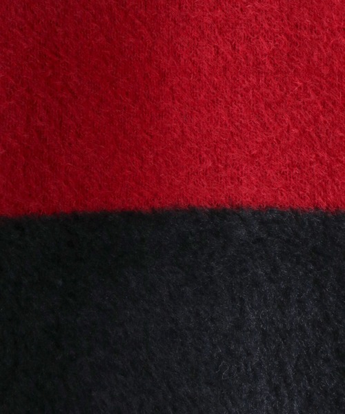 SITRY（シトリー）の「Feather Yarn Thick Stripe Knit Pullover/オーバーサイズ フェザーヤーン ボーダー ニット セーター（ニット/セーター・メンズ・レッド系その他/ホワイト系その他/ブルー系その他/ブラック系その他・L/M）」の12枚目の写真