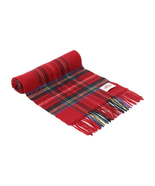 DANTON（ダントン）の「WOOL CASHMERE MUFFLER（マフラー・レディース・レッド系その他/ブルー系その他5/ダークネイビー/オートミール/グリーン系その他/チャコール/レッド/オフホワイト/ブラック/グレー系その他/ブラウン系その他・-）」の11枚目の写真