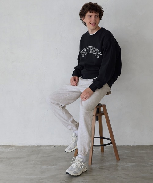 coca(coca)(コカ)の「バルキー裏起毛ジョガーパンツ(その他パンツ・メンズ・ライトグレー/ブラック・L/M/XL)」の6枚目の写真