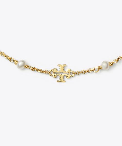 TORY BURCH(トリーバーチ)の「ムーンダンス パール デリケート チェーン ブレスレット(ブレスレット・レディース・ゴールド・ONE SIZE)」の2枚目の写真