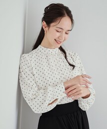 DRESKIP | あったか裏地 ハイネックブラウス【SHOO WARM】(シャツ/ブラウス)