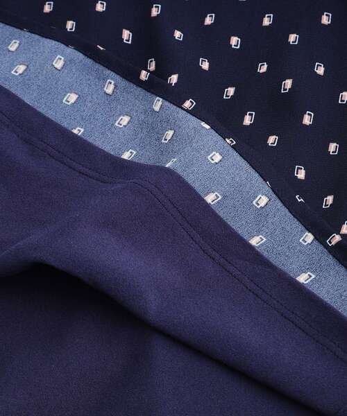 DRESKIP（ドレスキップ）の「◆あったか裏地 ハイネックブラウス【SHOO WARM】（シャツ/ブラウス・レディース・ナチュラル/ホワイト系3/グリーン系/ネイビー系・04/03/02）」の14枚目の写真