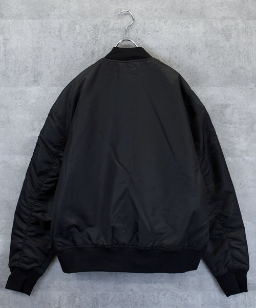 Vintage-like heavy nylon twill MA-1 blouson/ヴィンテージ