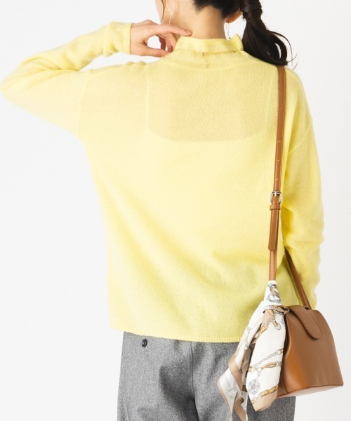 セール】カシミヤ100％ ふんわり ニット ハイネック プルオーバー