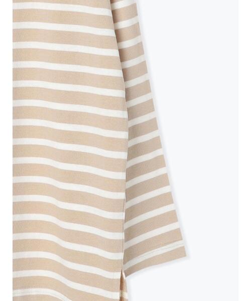 Lugnoncure（ルノンキュール）の「ボートネックボーダーワイドトップス（Tシャツ/カットソー・レディース・ベージュ/ネイビー/オフホワイト/ラベンダー・F）」の20枚目の写真