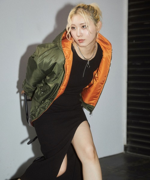 ENVYM(アンビー)の「アシメヘムロングワンピース(ワンピース・レディース・その他/ブラック・FREE)」の16枚目の写真