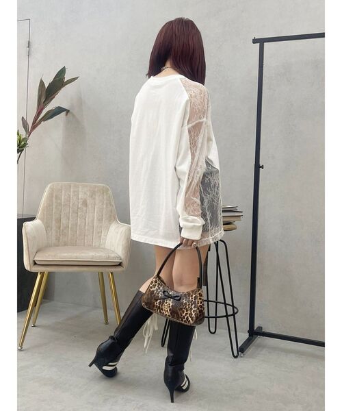 EVRIS(エヴリス)の「リボンモチーフバイカラーハンドBAG(ハンドバッグ・レディース・ブラウン/ブルー・FREE)」の7枚目の写真