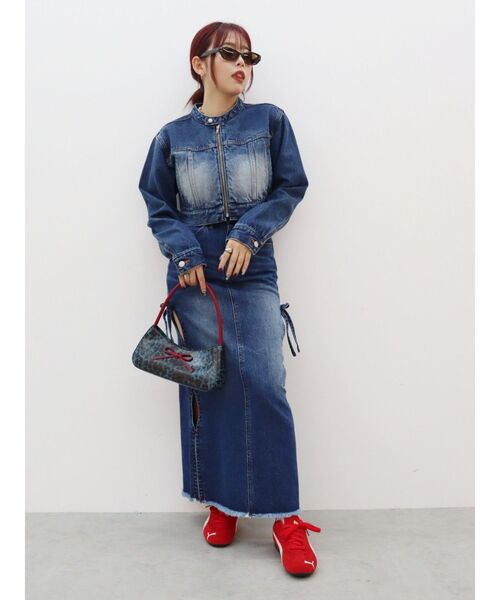 EVRIS(エヴリス)の「リボンモチーフバイカラーハンドBAG(ハンドバッグ・レディース・ブラウン/ブルー・FREE)」の10枚目の写真