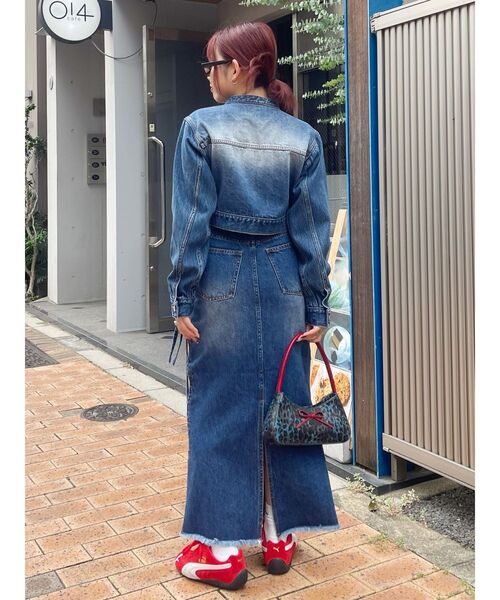 EVRIS(エヴリス)の「リボンモチーフバイカラーハンドBAG(ハンドバッグ・レディース・ブラウン/ブルー・FREE)」の12枚目の写真