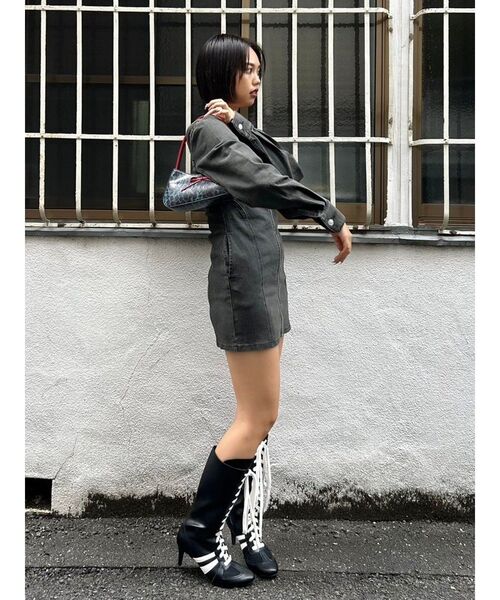 EVRIS(エヴリス)の「リボンモチーフバイカラーハンドBAG(ハンドバッグ・レディース・ブラウン/ブルー・FREE)」の16枚目の写真