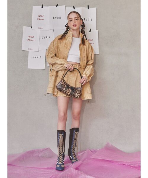 EVRIS(エヴリス)の「リボンモチーフバイカラーハンドBAG(ハンドバッグ・レディース・ブラウン/ブルー・FREE)」の20枚目の写真