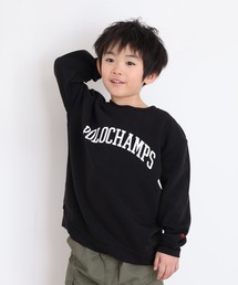 POLOCHAMPS | POLOCHAMPS オーバーサイズ裏起毛トレーナー KIDS(スウェット)