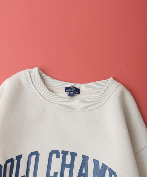 POLO CHAMPS オーバーサイズ裏起毛トレーナー KIDS（スウェット