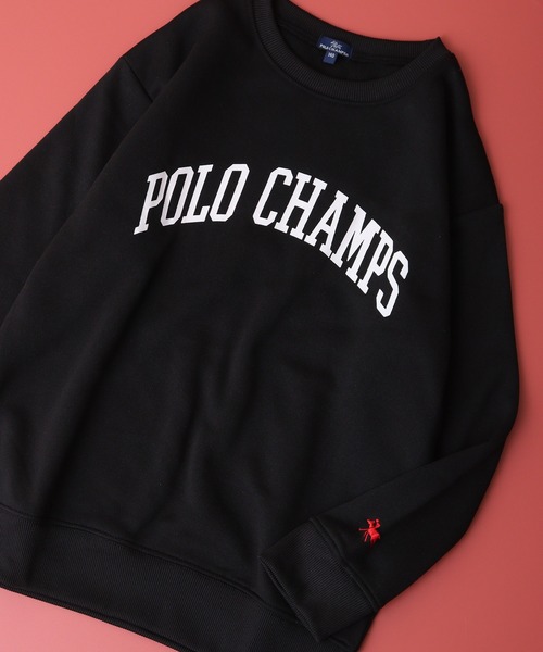 POLOCHAMPS(ポロチャンプス)の「POLOCHAMPS オーバーサイズ裏起毛トレーナー KIDS(スウェット・キッズ・杢グレー/ダークグリーン/チャコールアッシュ/ネイビー/グレイッシュベージュ/ブラック・140/150/160/110/120/130)」の19枚目の写真