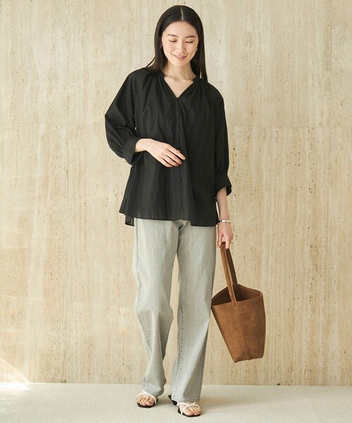 UNFILO DENIM 撥水 テーパード　デニム　パンツ UNFILO DENIM】撥水 テーパードデニム / UNFILO L