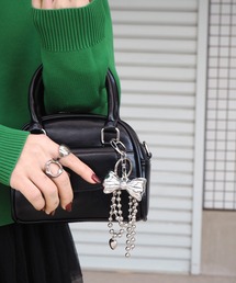 minia（ミニア）の「バブルリボンのじゃらづけチャーム（キーホルダー）」